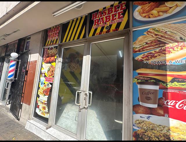 55.50M² RESTAURANT TO LET IN DURBAN CENTRAL